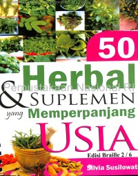 Image of 50 herbal & suplemen yang memperpanjang usia