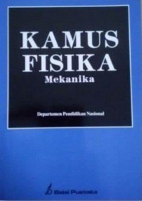 Image of Kamus Fisika mekanika